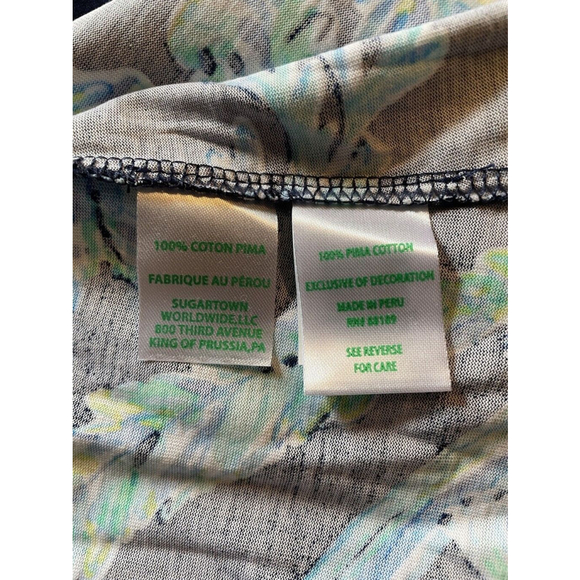 Lilly Pulitzer Women's Margot Dress High Tide Navy Scuba Tassel Sundress Sm NWOT - Picture 11 of 13